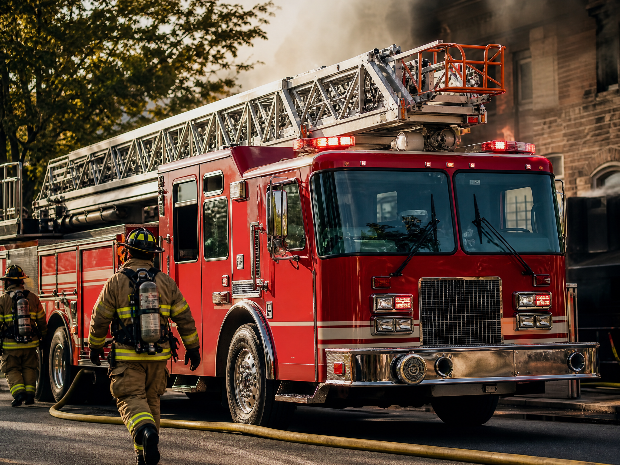 Firefighting equipment and vehicles
