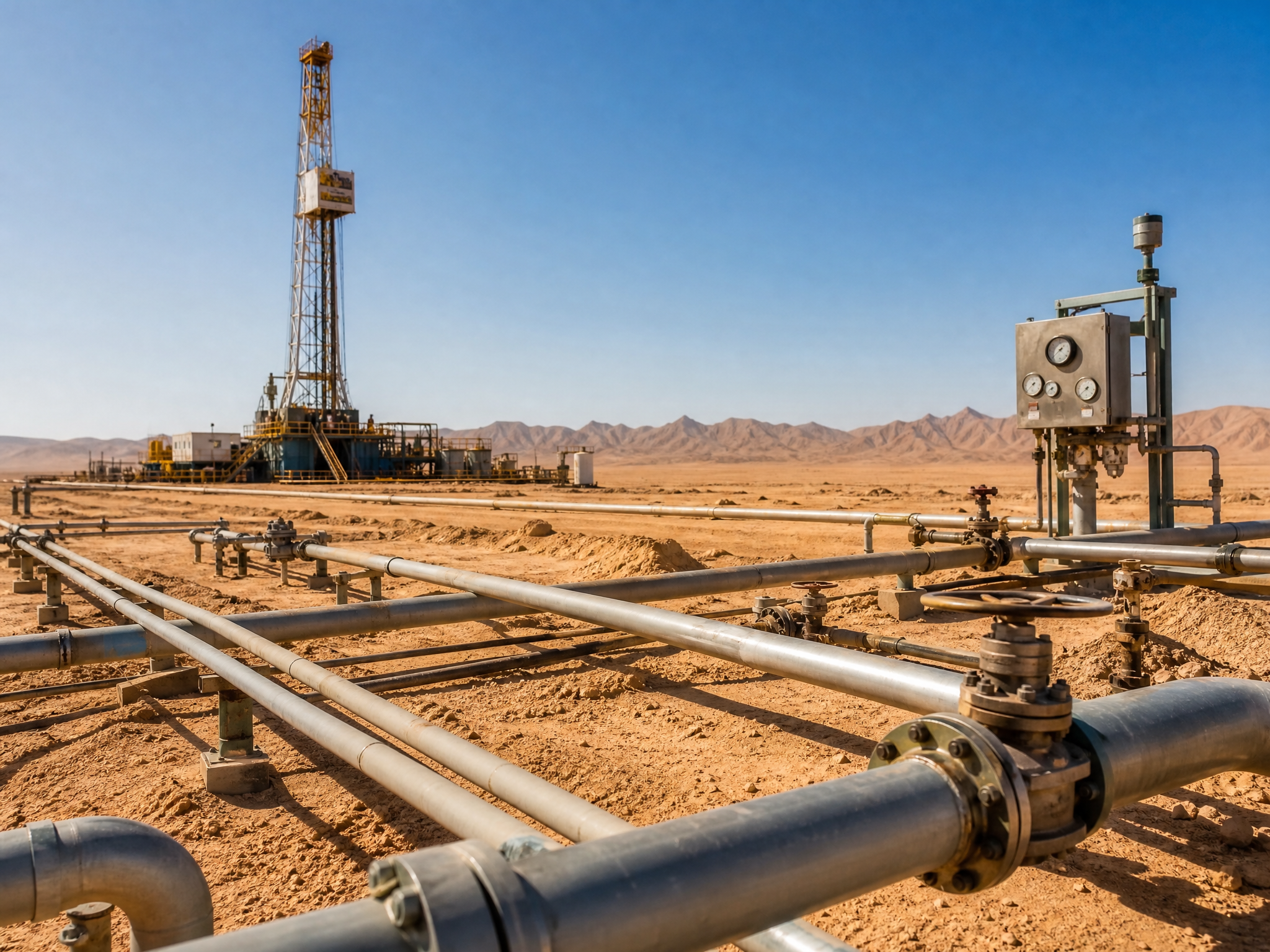 Oil and gas industrial facility